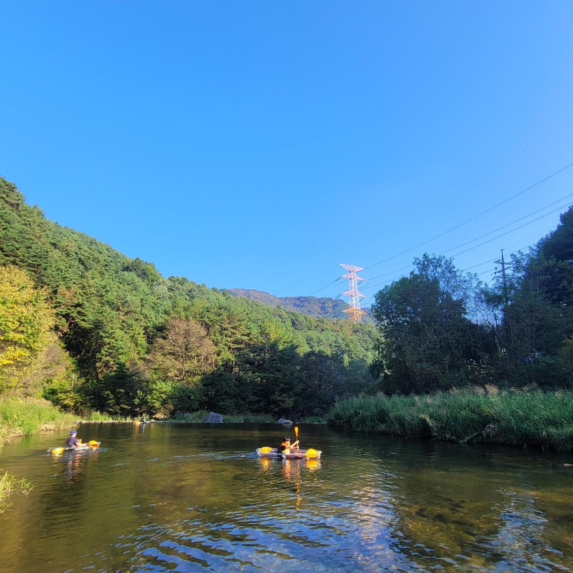 Galaxy X Hotel Type Caravan Glamping & Pension Phjongcshang Kültér fotó